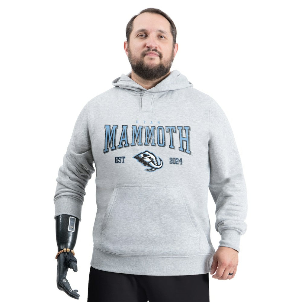 Utah Mammoth G-III Sports by Carl Banks Adaptive Classic Team Spirit Fleece Hoodie - Gray | NHL discount