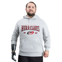 Carolina Hurricanes G-III Sports by Carl Banks Adaptive Classic Team Spirit Fleece Hoodie - Gray | NHL discount