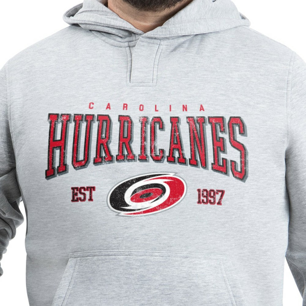 Carolina Hurricanes G-III Sports by Carl Banks Adaptive Classic Team Spirit Fleece Hoodie - Gray | NHL discount