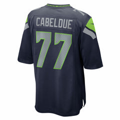 Bryce Cabeldue Seattle Seahawks Team Game Jersey - College Navy - Nike