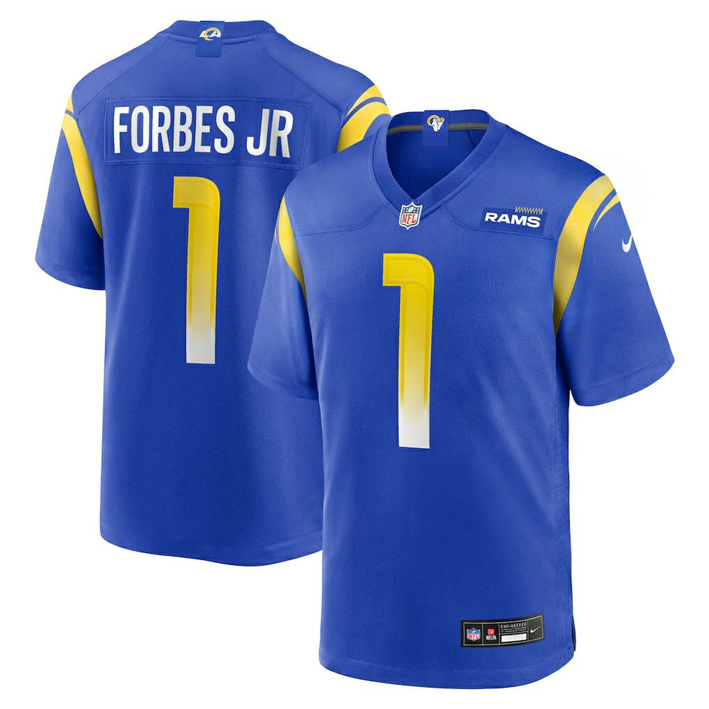 Emmanuel Forbes Jr. Los Angeles Rams Team Game Jersey - Royal - Nike
