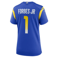 Emmanuel Forbes Jr. Los Angeles Rams Women's Team Game Jersey - Royal - Nike