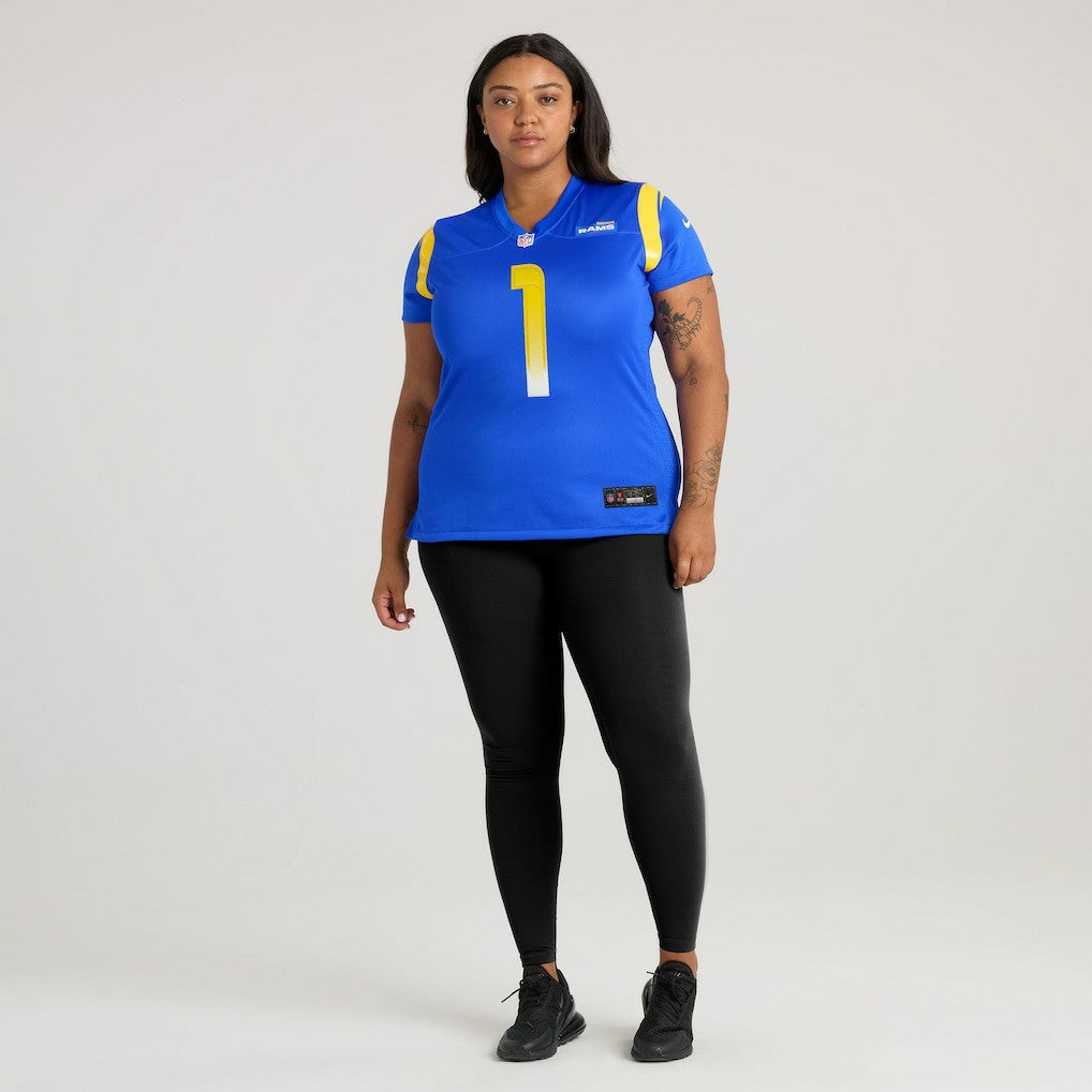 Emmanuel Forbes Jr. Los Angeles Rams Women's Team Game Jersey - Royal - Nike