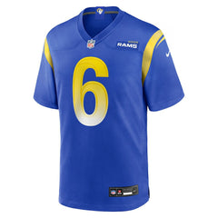 Nick Hampton Los Angeles Rams Team Game Jersey - Royal - Nike