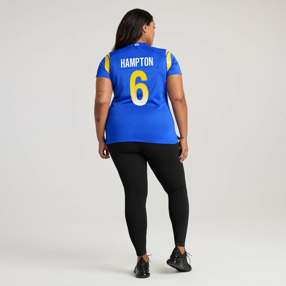 Nick Hampton Los Angeles Rams Women's Team Game Jersey - Royal - Nike