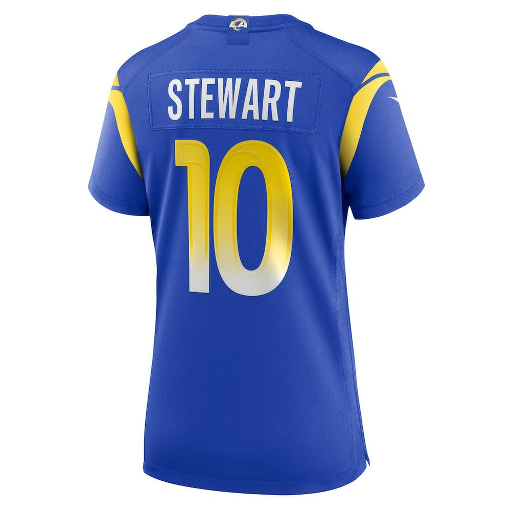 Josaiah Stewart Los Angeles Rams Women's Team Game Jersey - Royal - Nike