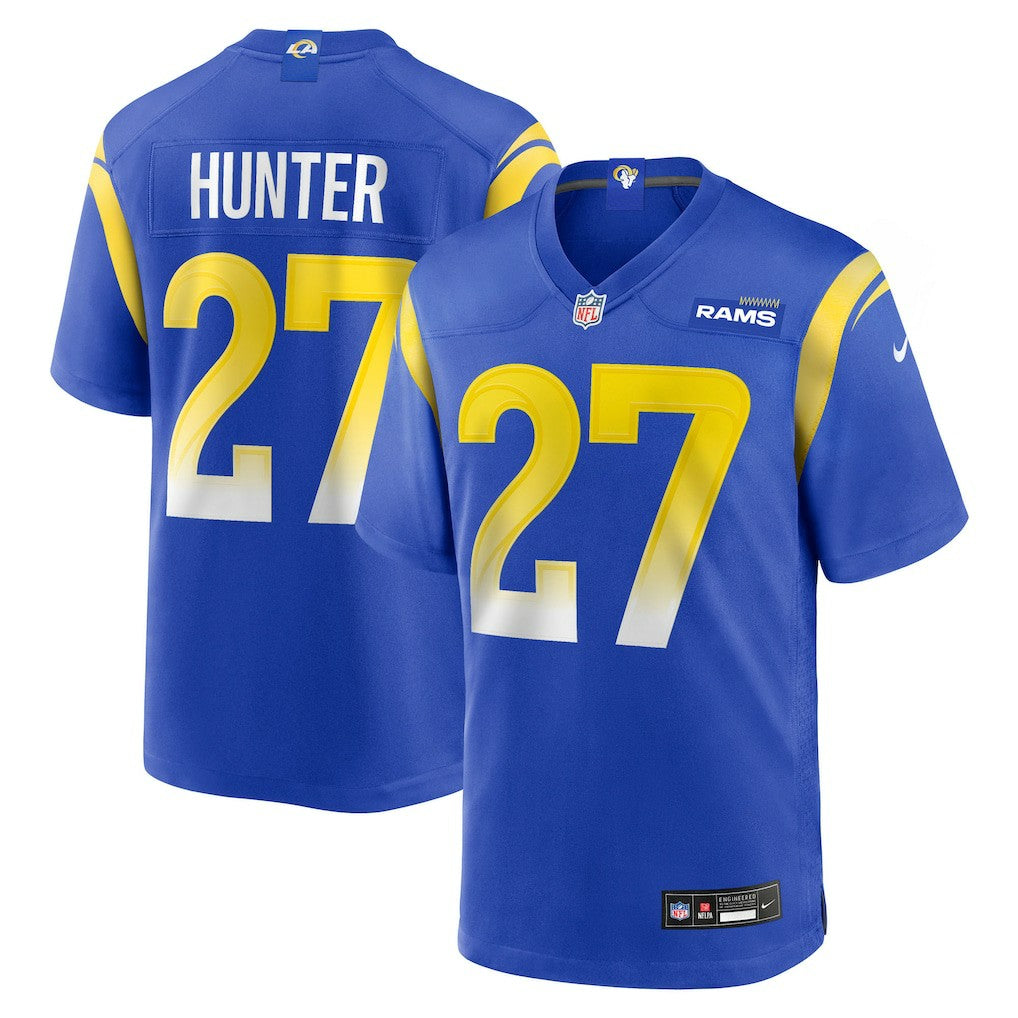 Jarquez Hunter Los Angeles Rams Team Game Jersey - Royal - Nike
