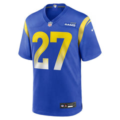 Jarquez Hunter Los Angeles Rams Team Game Jersey - Royal - Nike