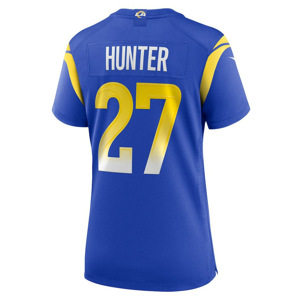 Jarquez Hunter Los Angeles Rams Women's Team Game Jersey - Royal - Nike