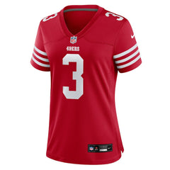 Brian Robinson Jr. San Francisco 49ers Women's Team Game Jersey - Scarlet - Nike