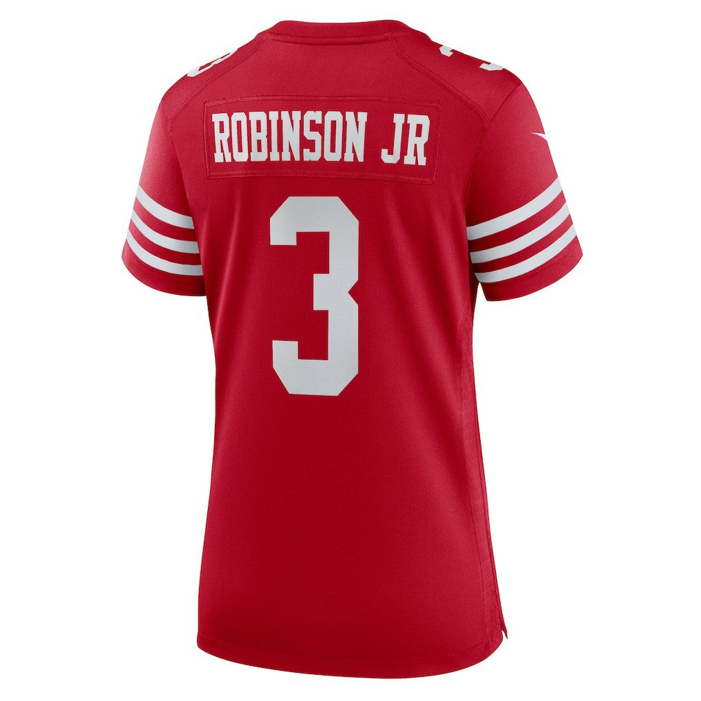 Brian Robinson Jr. San Francisco 49ers Women's Team Game Jersey - Scarlet - Nike
