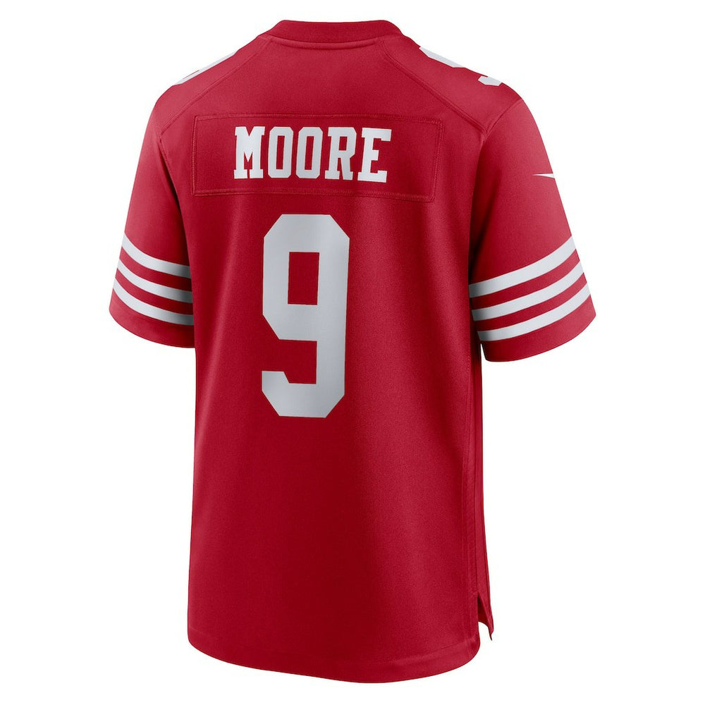 Skyy Moore San Francisco 49ers Team Game Jersey - Scarlet - Nike