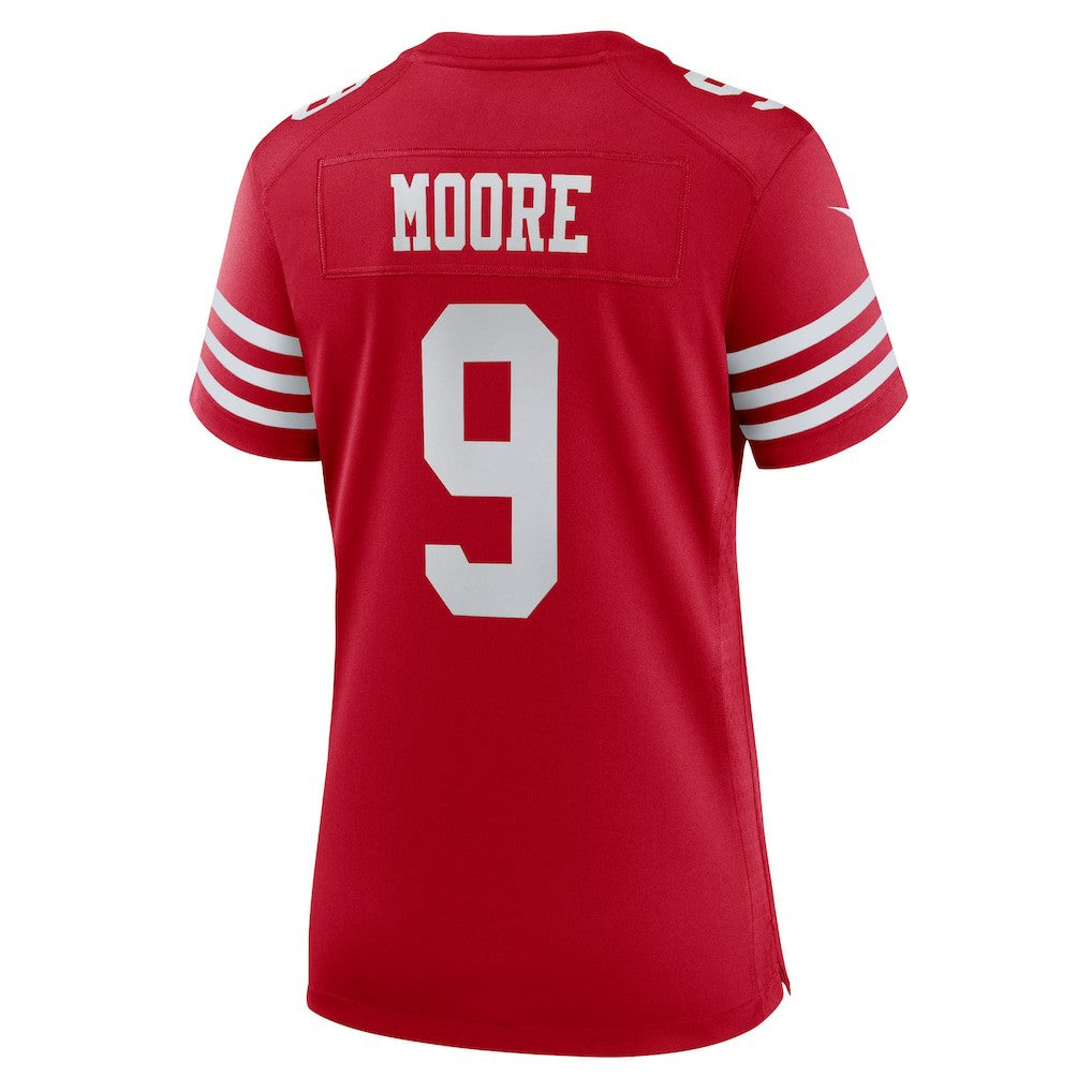 Skyy Moore San Francisco 49ers Women's Team Game Jersey - Scarlet - Nike