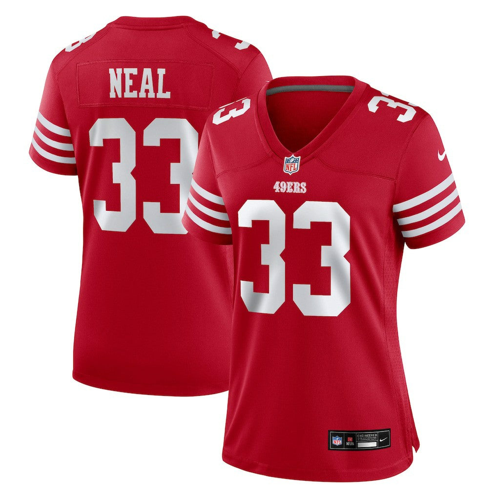 Siran Neal San Francisco 49ers Women's Team Game Jersey - Scarlet - Nike