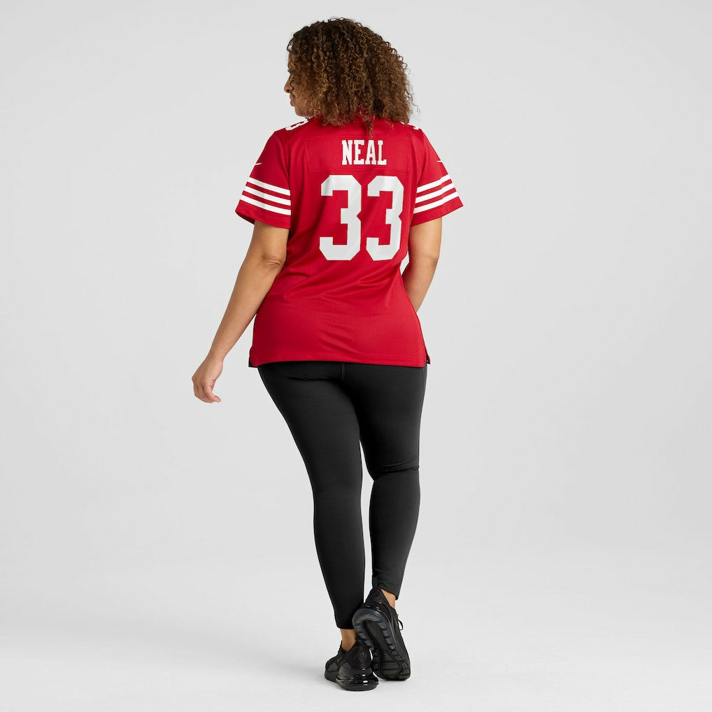 Siran Neal San Francisco 49ers Women's Team Game Jersey - Scarlet - Nike