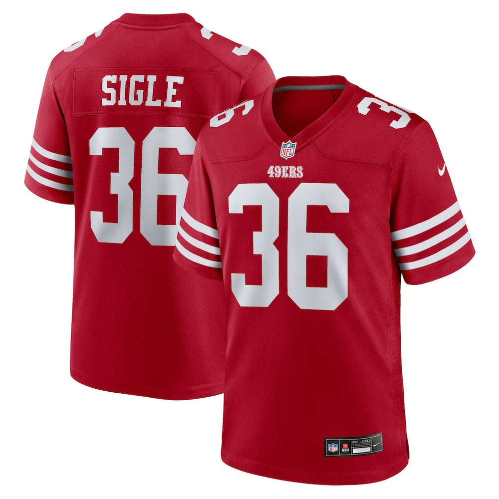Marques Sigle San Francisco 49ers Team Game Jersey - Scarlet - Nike