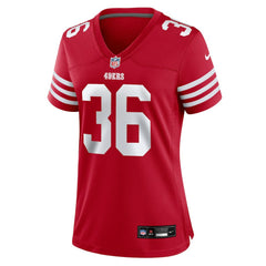 Marques Sigle San Francisco 49ers Women's Team Game Jersey - Scarlet - Nike
