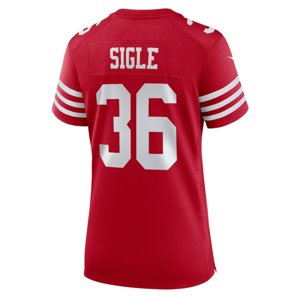 Marques Sigle San Francisco 49ers Women's Team Game Jersey - Scarlet - Nike