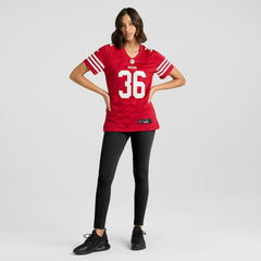 Marques Sigle San Francisco 49ers Women's Team Game Jersey - Scarlet - Nike