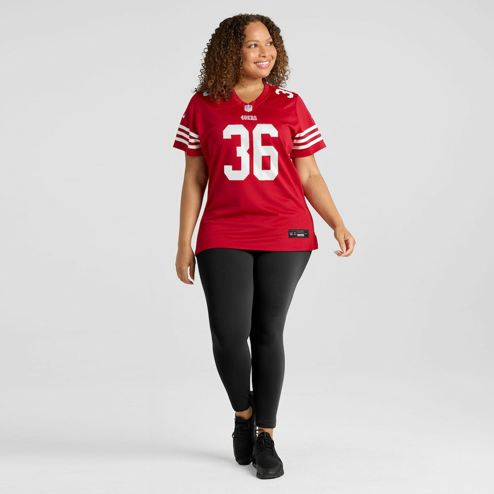 Marques Sigle San Francisco 49ers Women's Team Game Jersey - Scarlet - Nike
