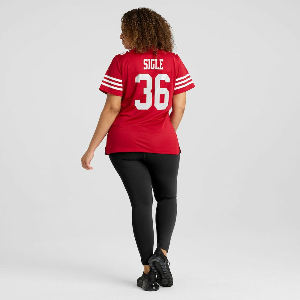 Marques Sigle San Francisco 49ers Women's Team Game Jersey - Scarlet - Nike