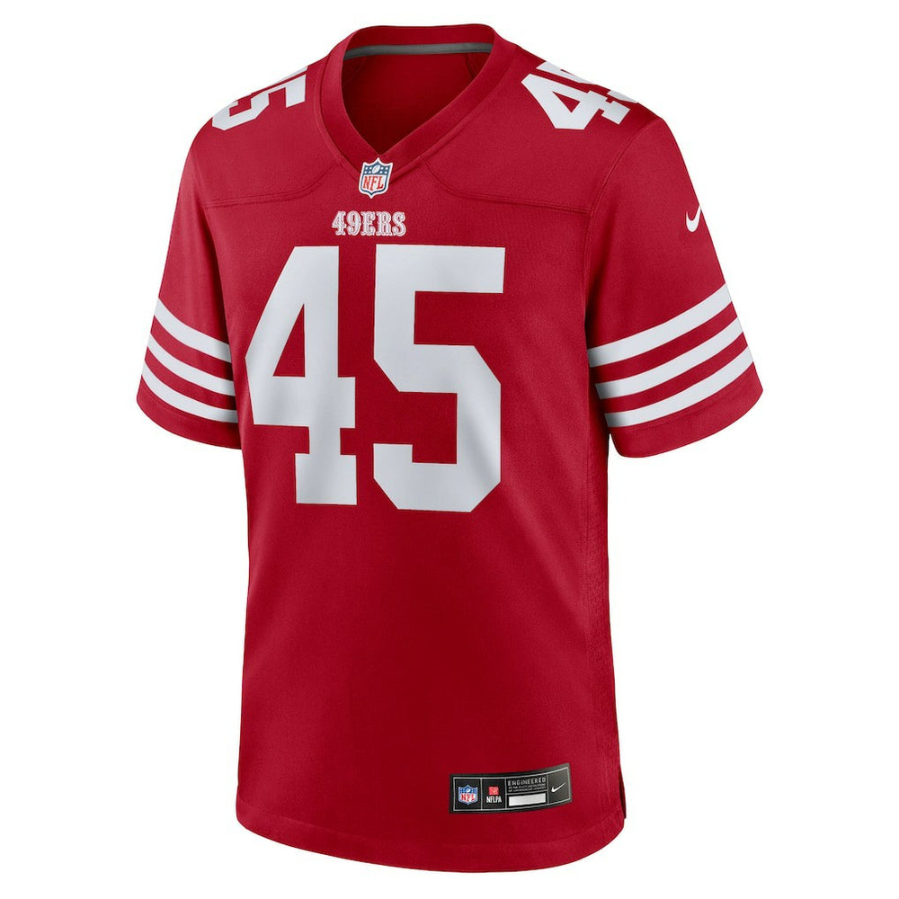 Nick Martin San Francisco 49ers Team Game Jersey - Scarlet - Nike