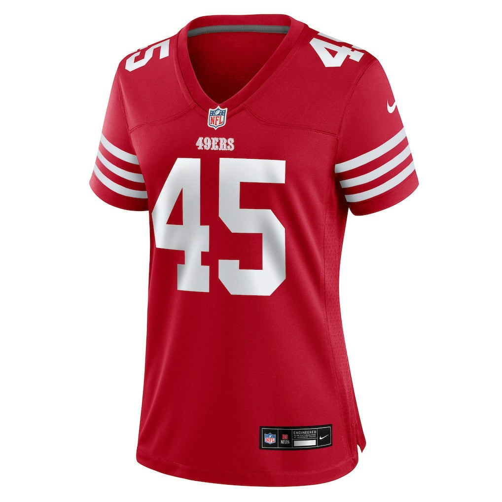 Nick Martin San Francisco 49ers Women's Team Game Jersey - Scarlet - Nike