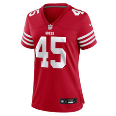 Nick Martin San Francisco 49ers Women's Team Game Jersey - Scarlet - Nike
