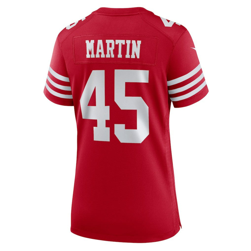 Nick Martin San Francisco 49ers Women's Team Game Jersey - Scarlet - Nike
