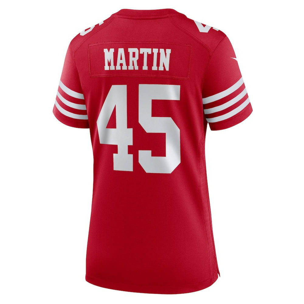Nick Martin San Francisco 49ers Women's Team Game Jersey - Scarlet - Nike