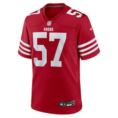 Luke Gifford San Francisco 49ers Team Game Jersey - Scarlet - Nike