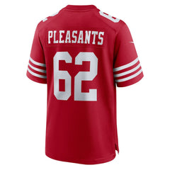 Austen Pleasants San Francisco 49ers Team Game Jersey - Scarlet - Nike