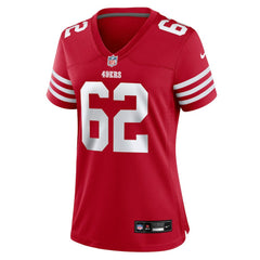 Austen Pleasants San Francisco 49ers Women's Team Game Jersey - Scarlet - Nike