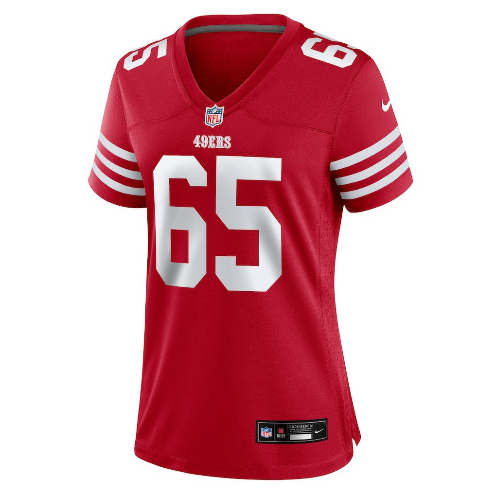 Drew Moss San Francisco 49ers Women's Team Game Jersey - Scarlet - Nike