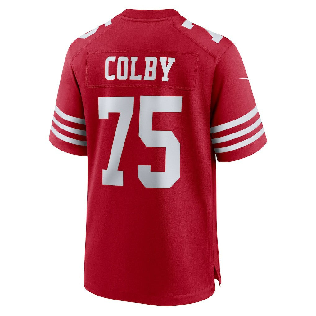 Connor Colby San Francisco 49ers Team Game Jersey - Scarlet - Nike