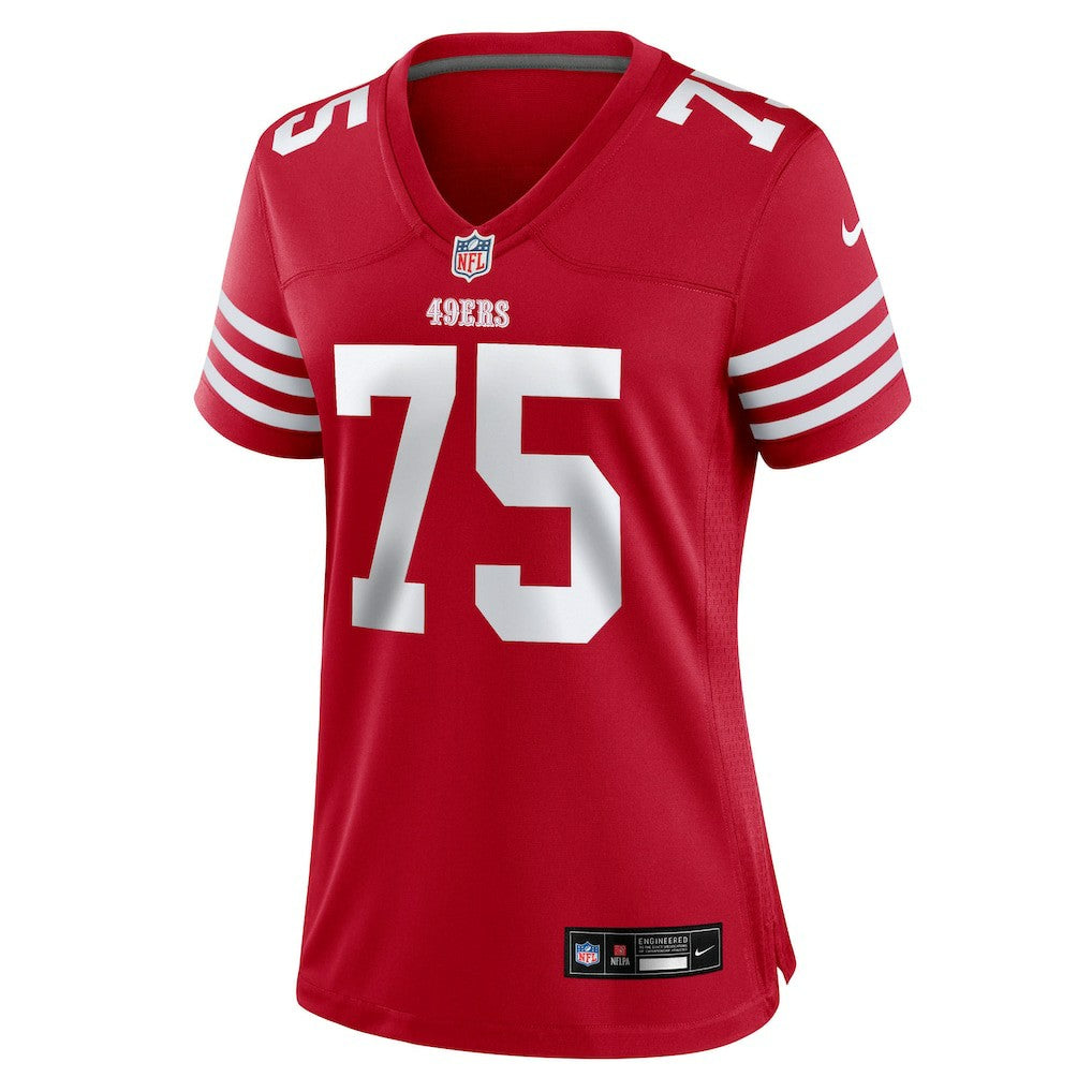 Connor Colby San Francisco 49ers Women's Team Game Jersey - Scarlet - Nike