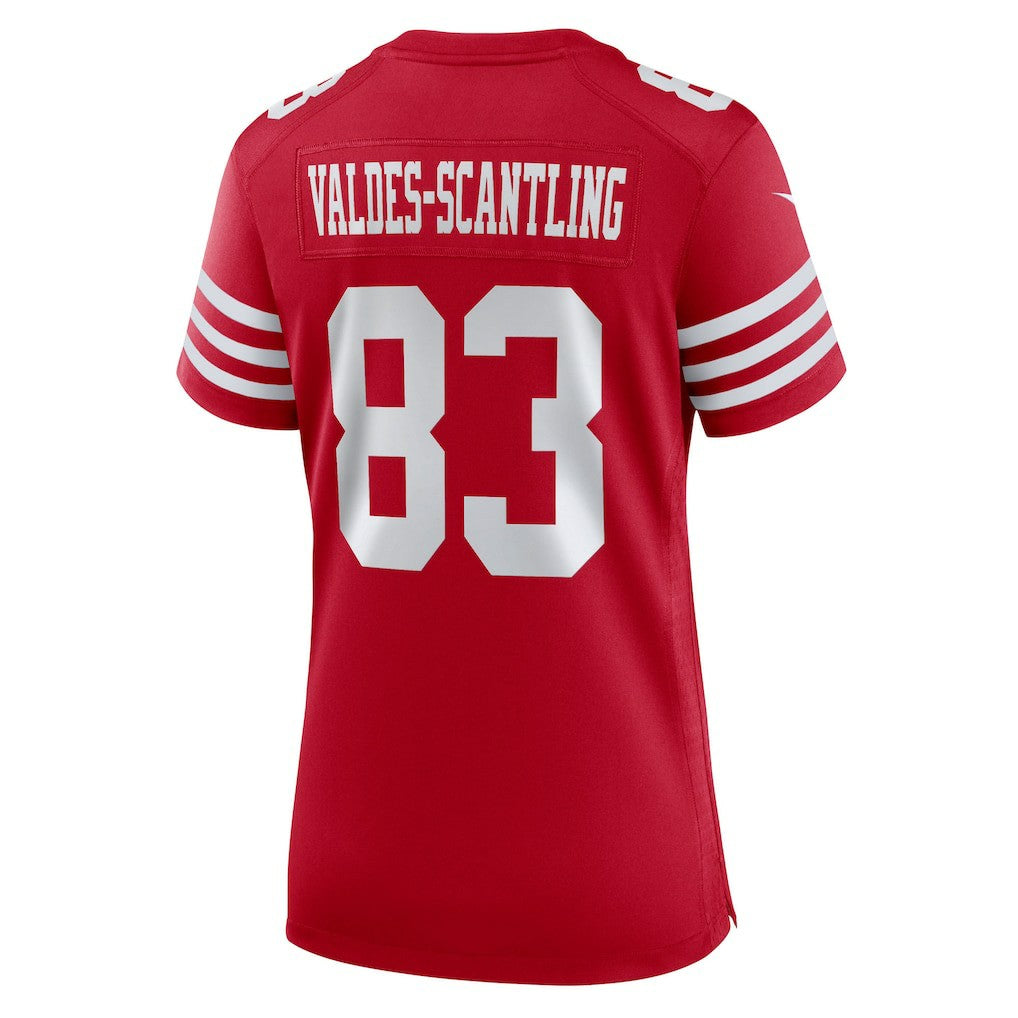Marquez Valdes-Scantling San Francisco 49ers Women's Team Game Jersey - Scarlet - Nike