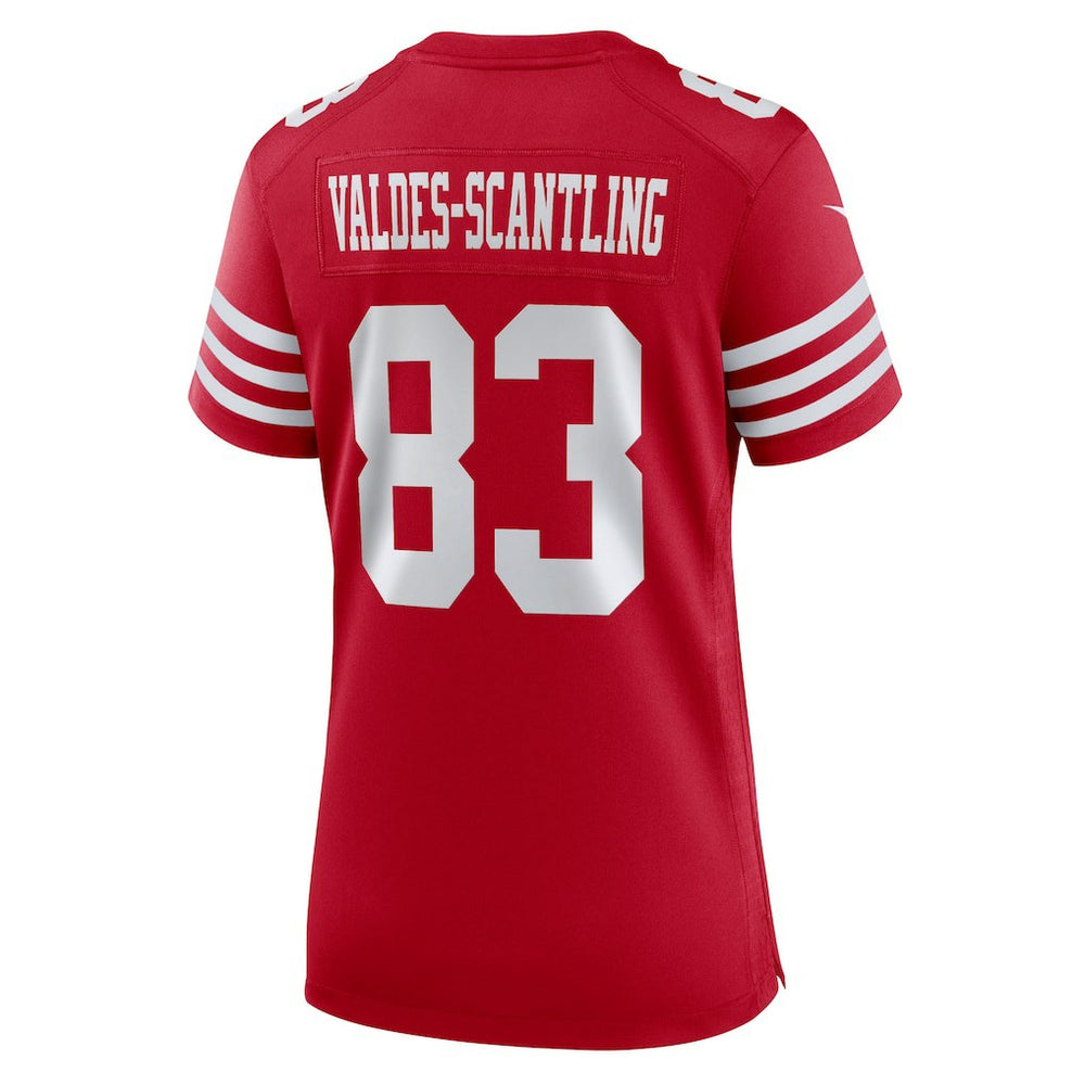 Marquez Valdes-Scantling San Francisco 49ers Women's Team Game Jersey - Scarlet - Nike