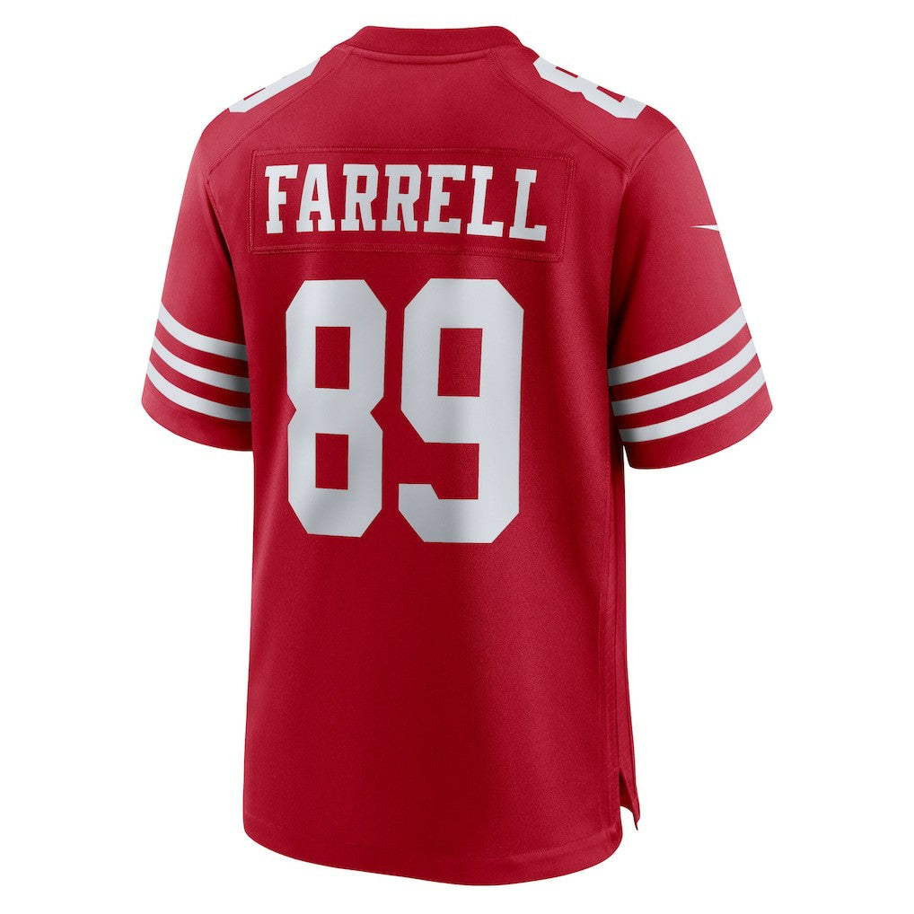 Luke Farrell San Francisco 49ers Team Game Jersey - Scarlet - Nike