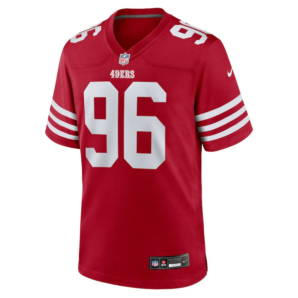 Jordan Jefferson San Francisco 49ers Team Game Jersey - Scarlet - Nike