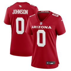 Will Johnson Arizona Cardinals Women's Team Game Jersey - Cardinal - Nike