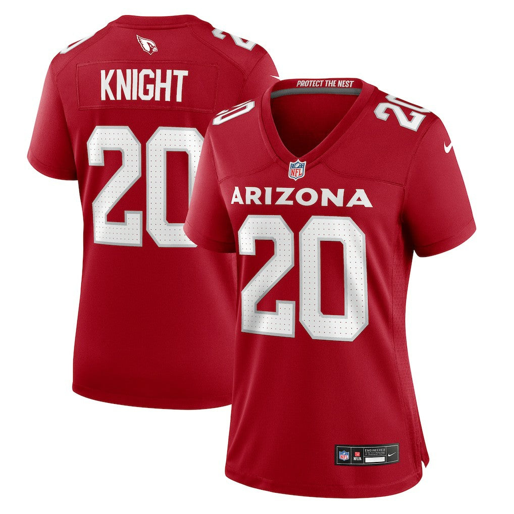 Zonovan Knight Arizona Cardinals Women's Team Game Jersey - Cardinal - Nike