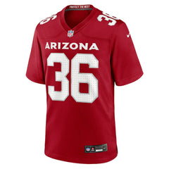 Kitan Crawford Arizona Cardinals Team Game Jersey - Cardinal - Nike