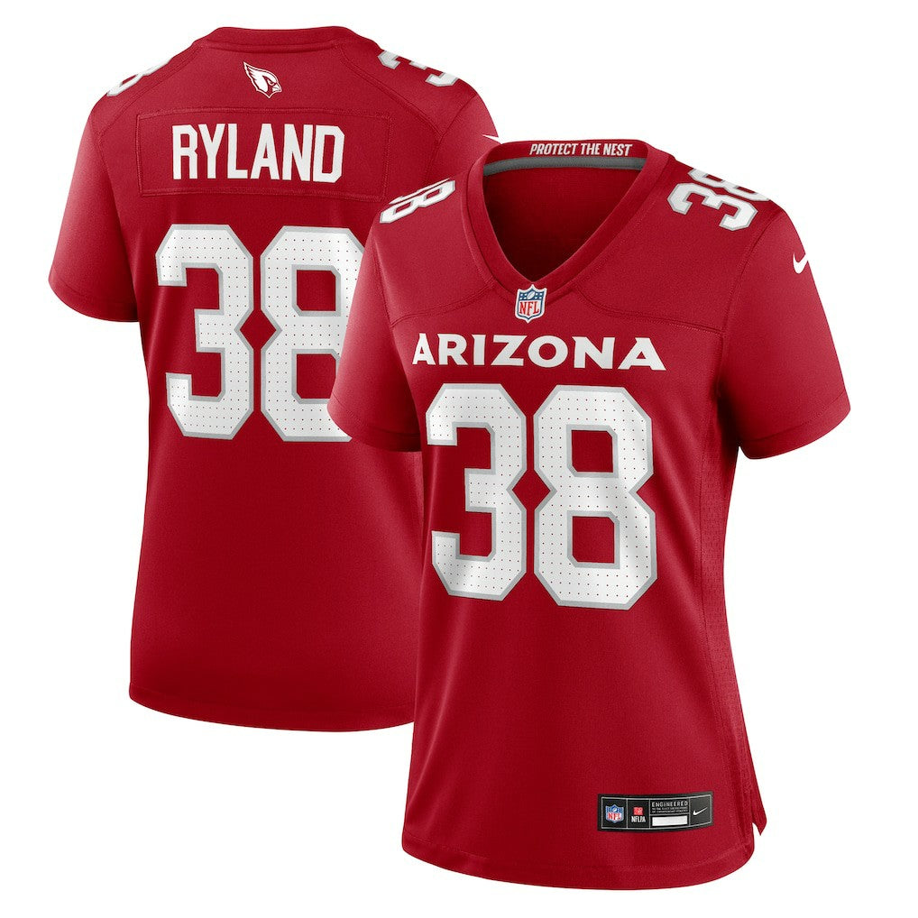 Chad Ryland Arizona Cardinals Women's Team Game Jersey - Cardinal - Nike