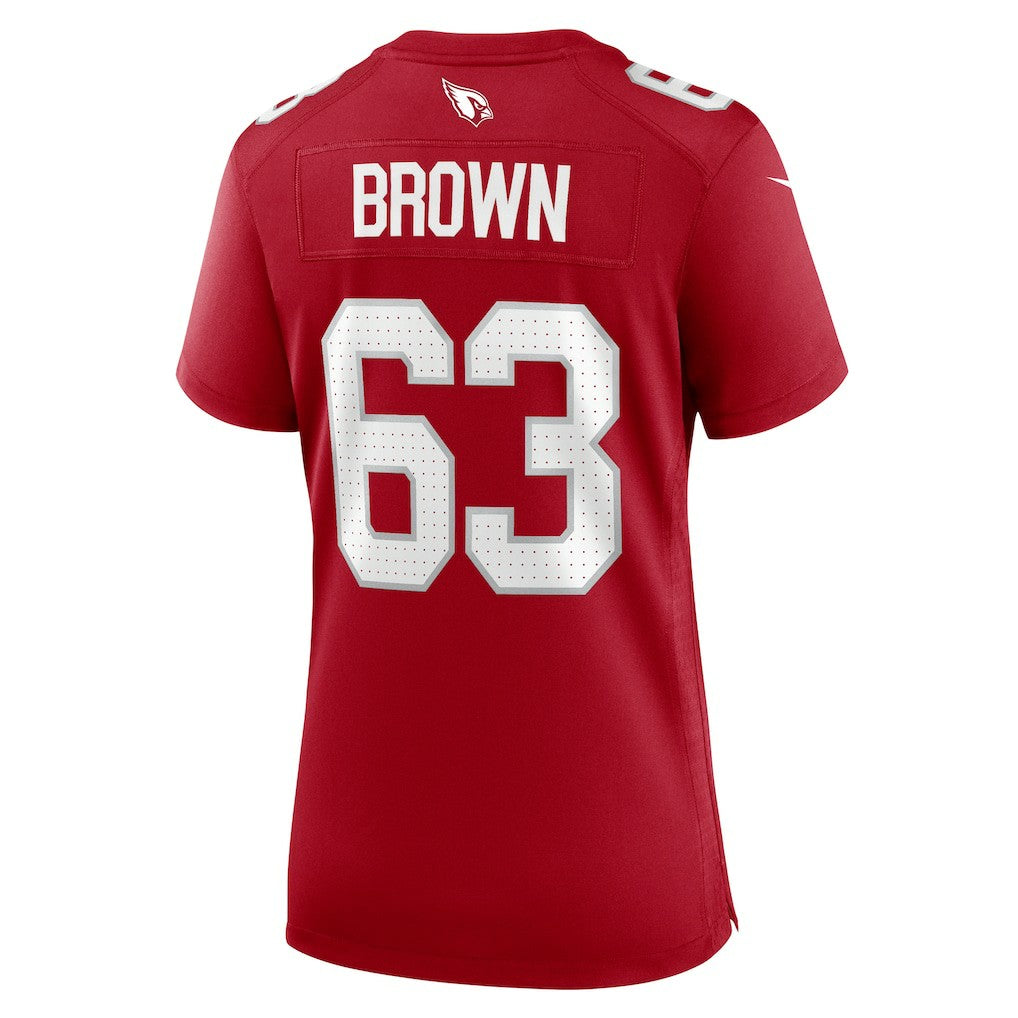 Evan Brown Arizona Cardinals Women's Team Game Jersey - Cardinal - Nike