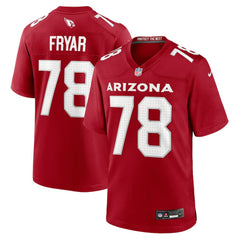 Josh Fryar Arizona Cardinals Team Game Jersey - Cardinal - Nike