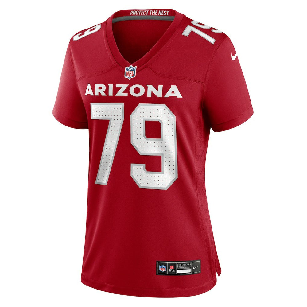 PJ Mustipher Arizona Cardinals Women's Team Game Jersey - Cardinal - Nike