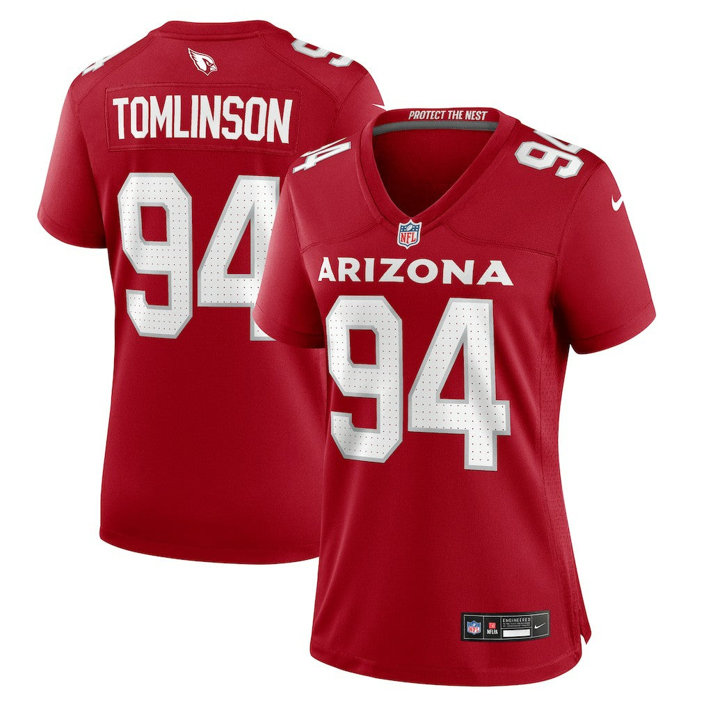 Dalvin Tomlinson Arizona Cardinals Women's Team Game Jersey - Cardinal - Nike