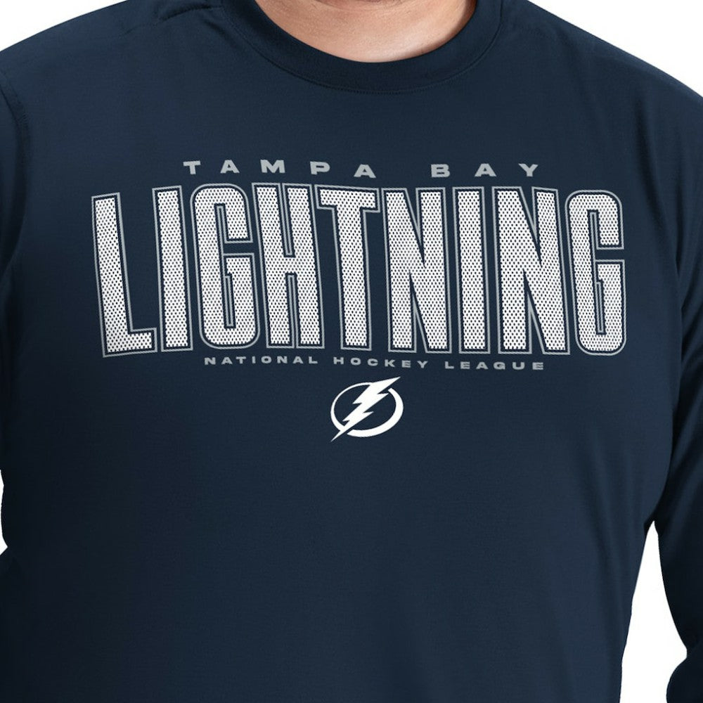 Tampa Bay Lightning G-III Sports by Carl Banks Adaptive Mesh Effect Long Sleeve T-Shirt - Blue | NHL discount