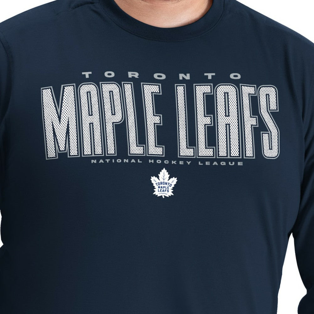 Toronto Maple Leafs G-III Sports by Carl Banks Adaptive Mesh Effect Long Sleeve T-Shirt - Blue | NHL online